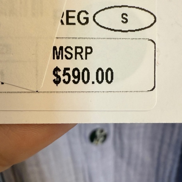 Raquel Allegra Light Purple Button-Up Tunic - Picture 4 of 4